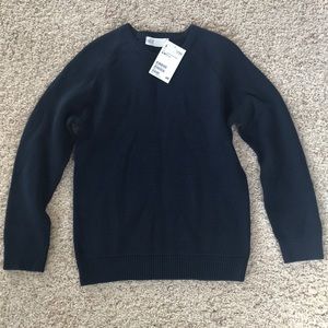Boys navy blue sweater